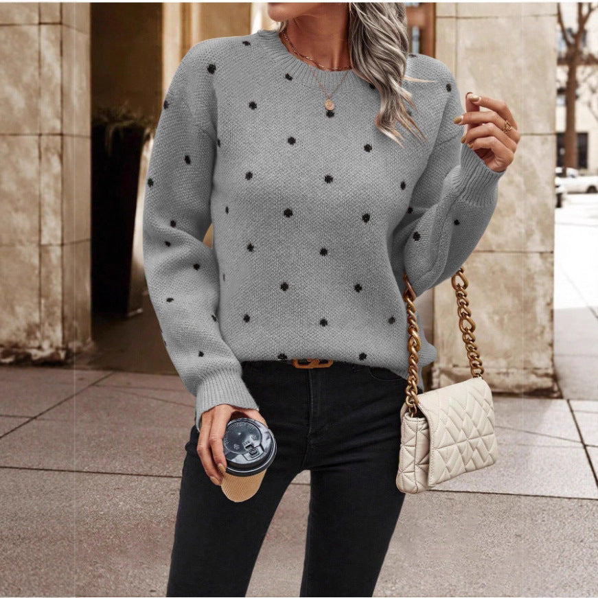 MAEVE™- Polka Dot Sweater