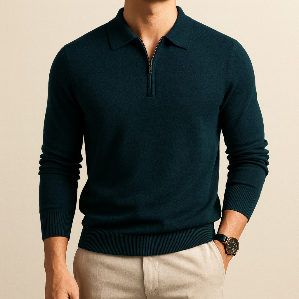 Dominic - Essential Zip Sweater