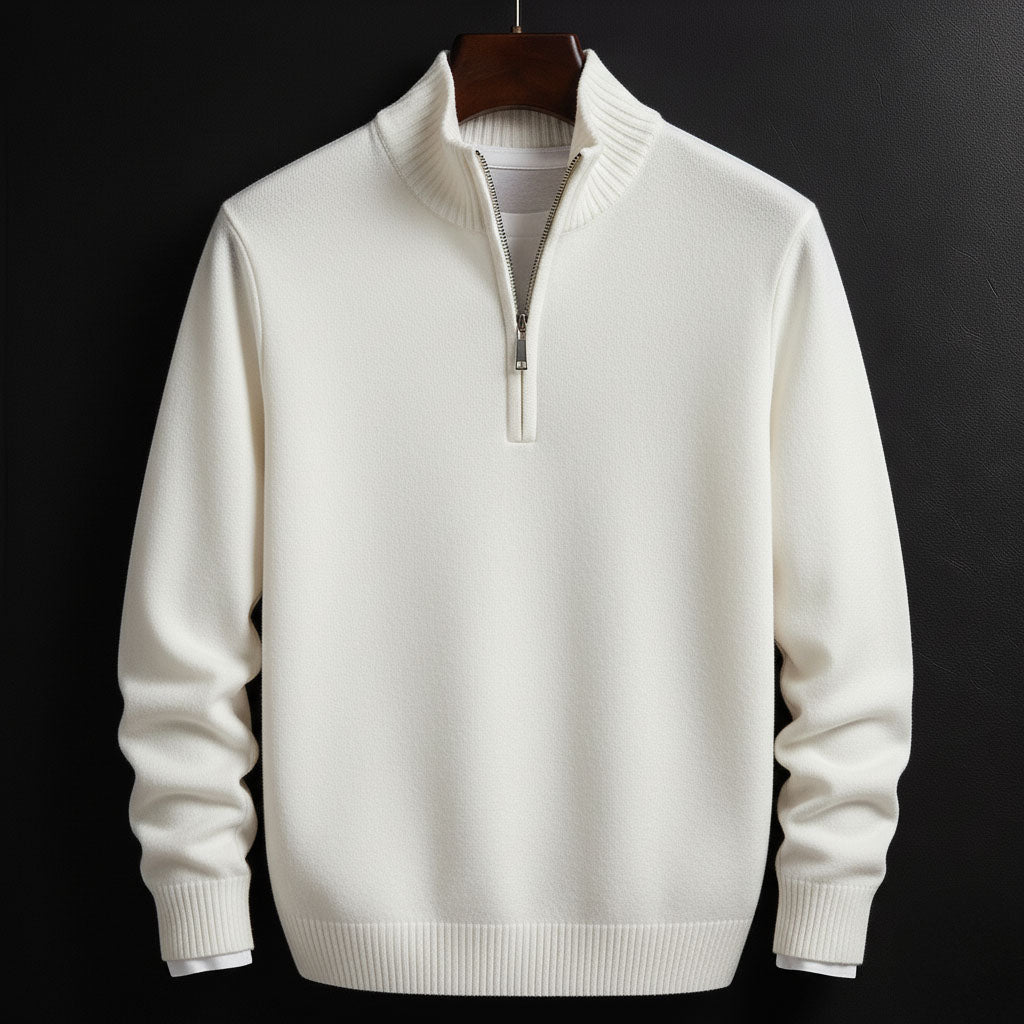 Joshua - Classic Half-Zip Sweater