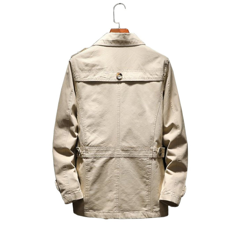 Leroy - Refined Wide Lapel Overcoat