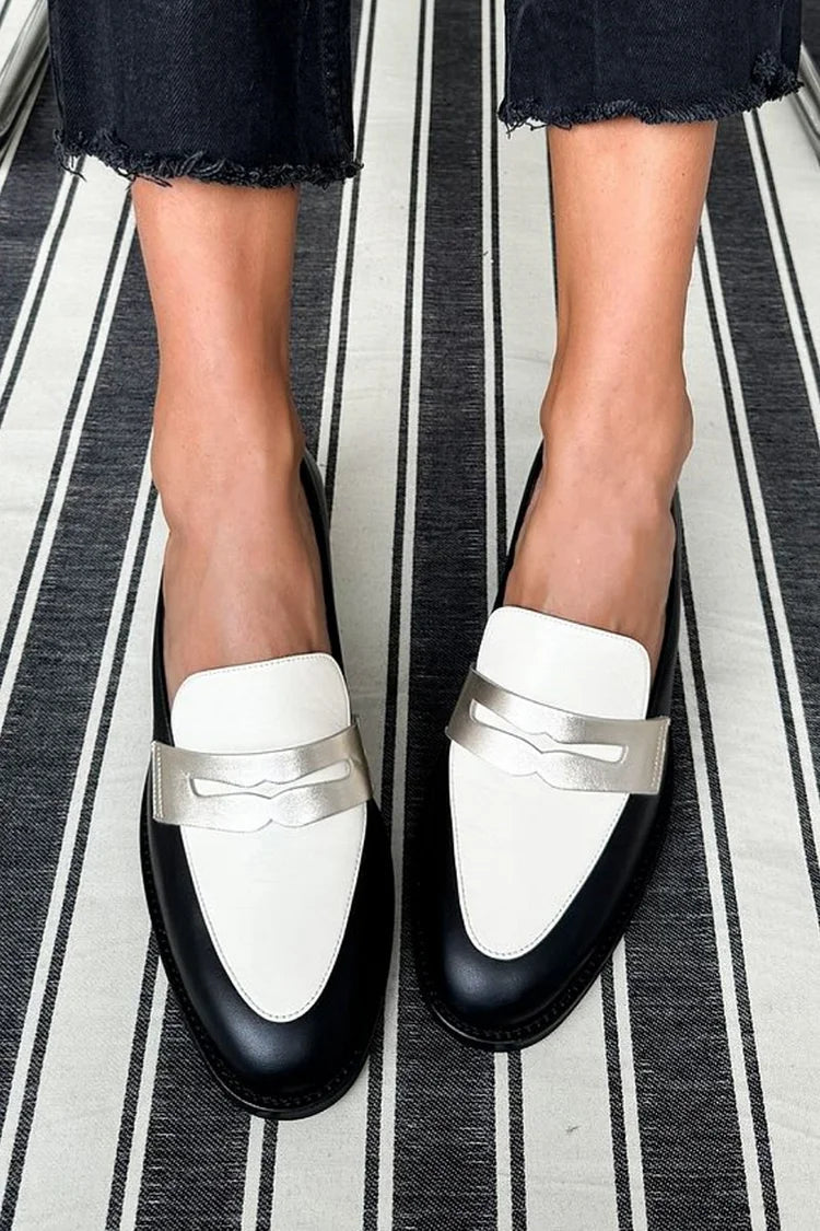 Emeryn Monochromatic Loafers