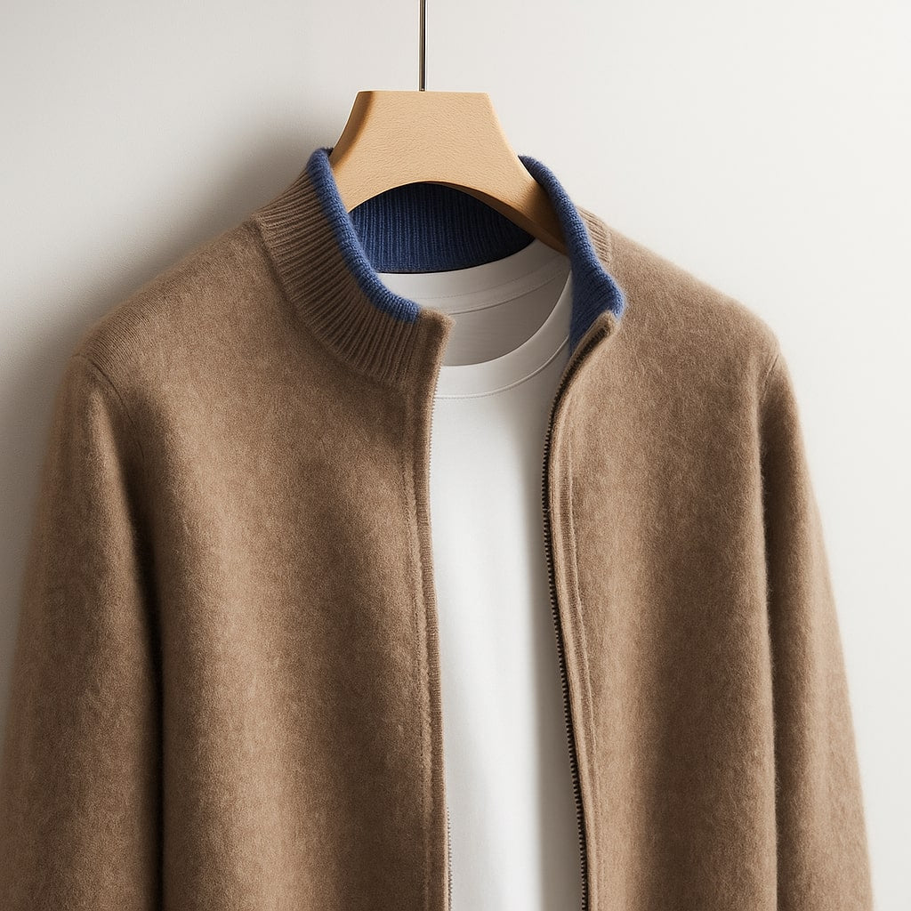 Benjamin - Zip Knit Cardigan