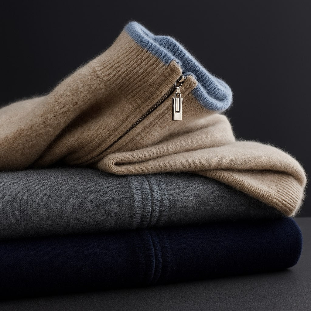 Benjamin - Zip Knit Cardigan