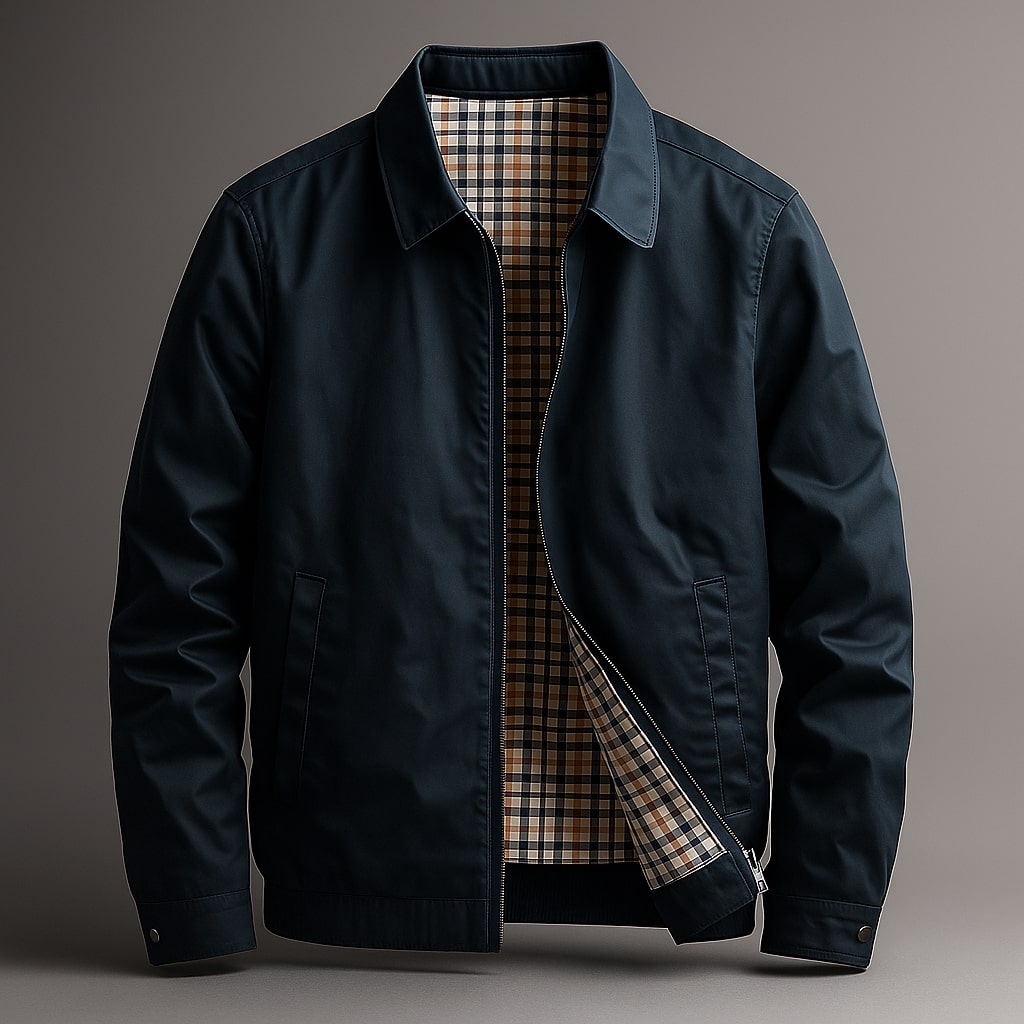 Kenneth - Classic Stand Collar Jacket