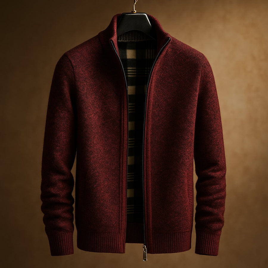 Kevin - Classic Ribbed Zip Jacket