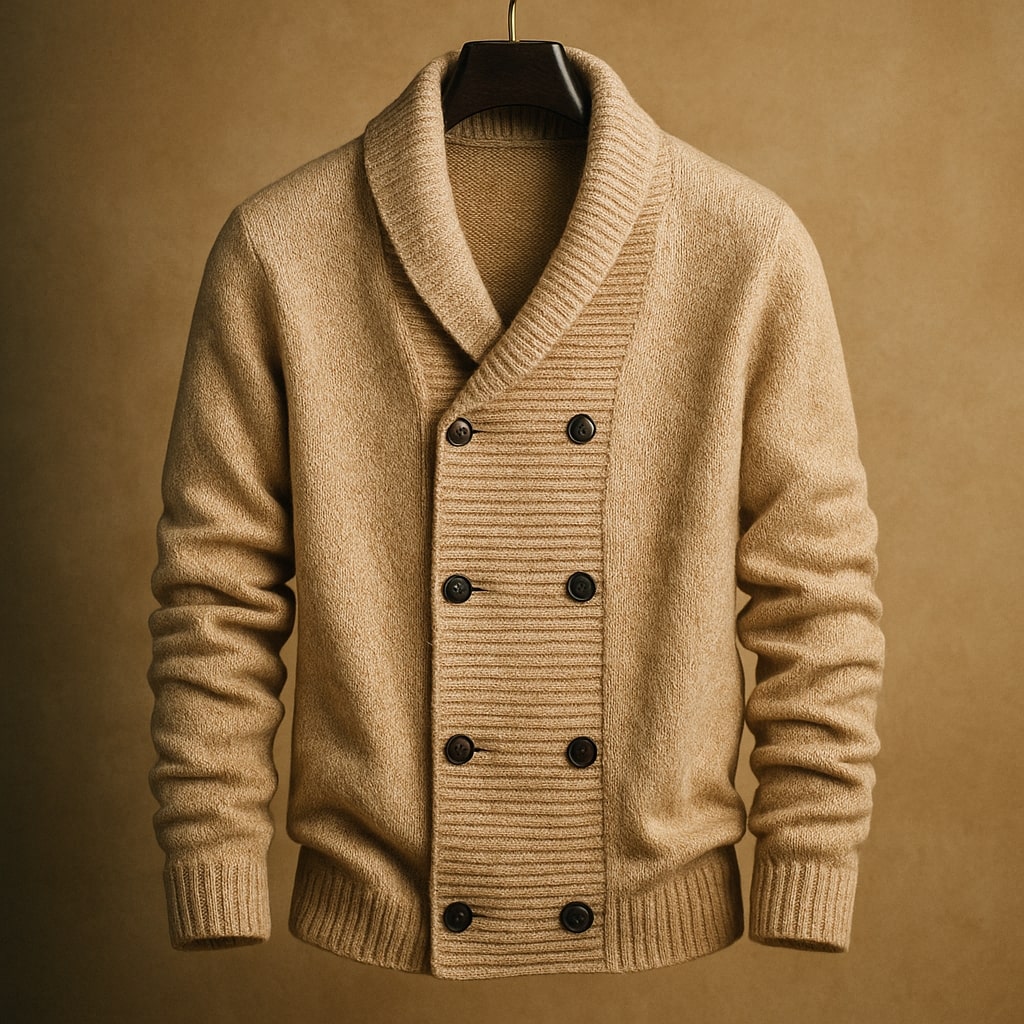 Roger - Classic Shawl Collar Cardigan