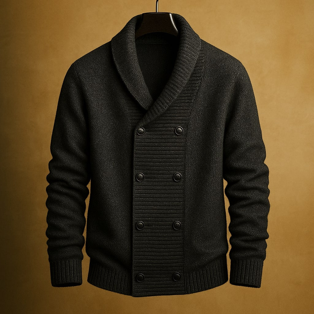 Roger - Classic Shawl Collar Cardigan