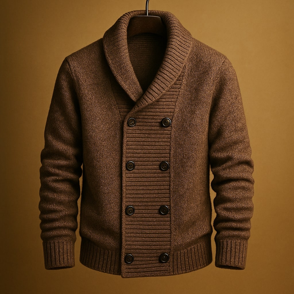 Roger - Classic Shawl Collar Cardigan