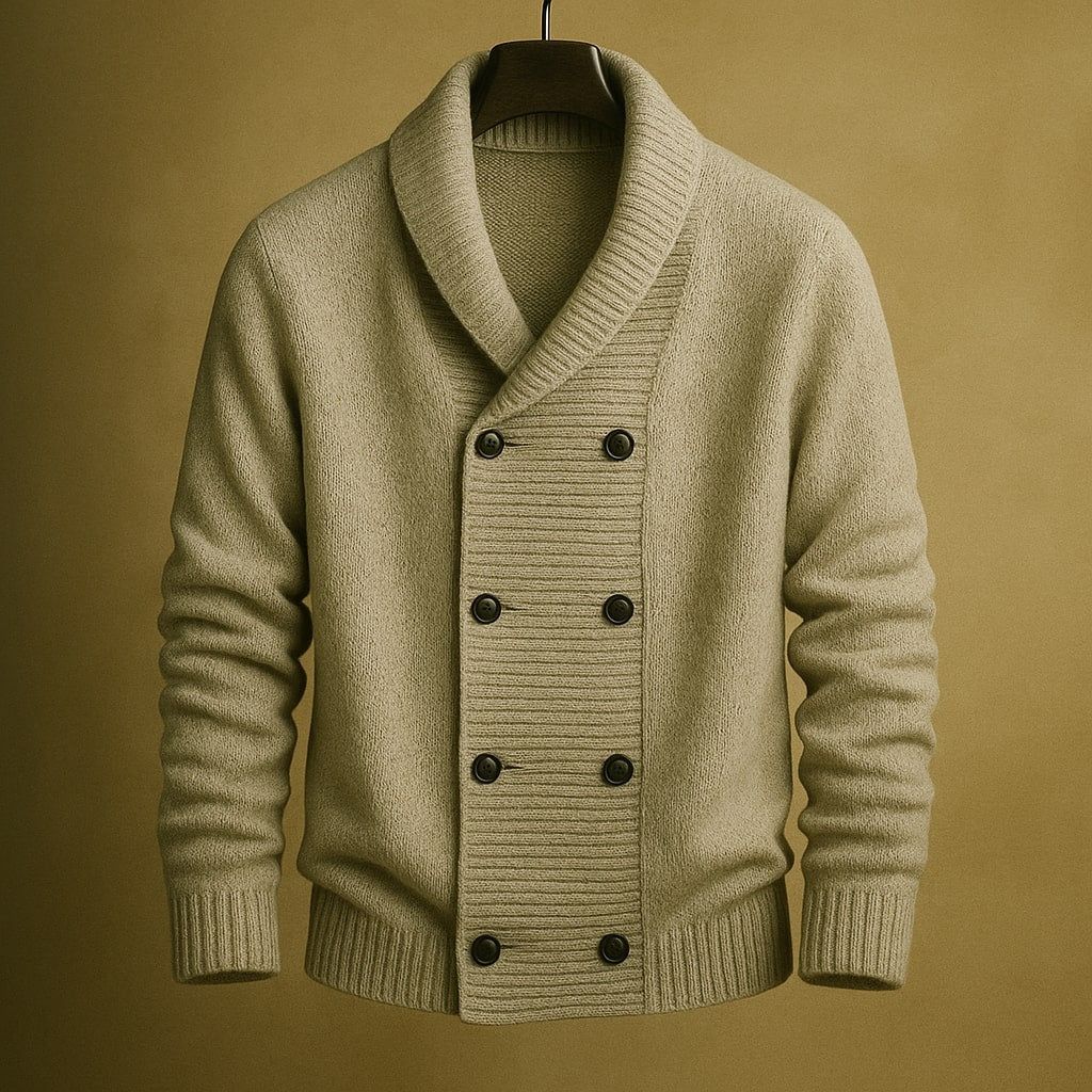 Roger - Classic Shawl Collar Cardigan