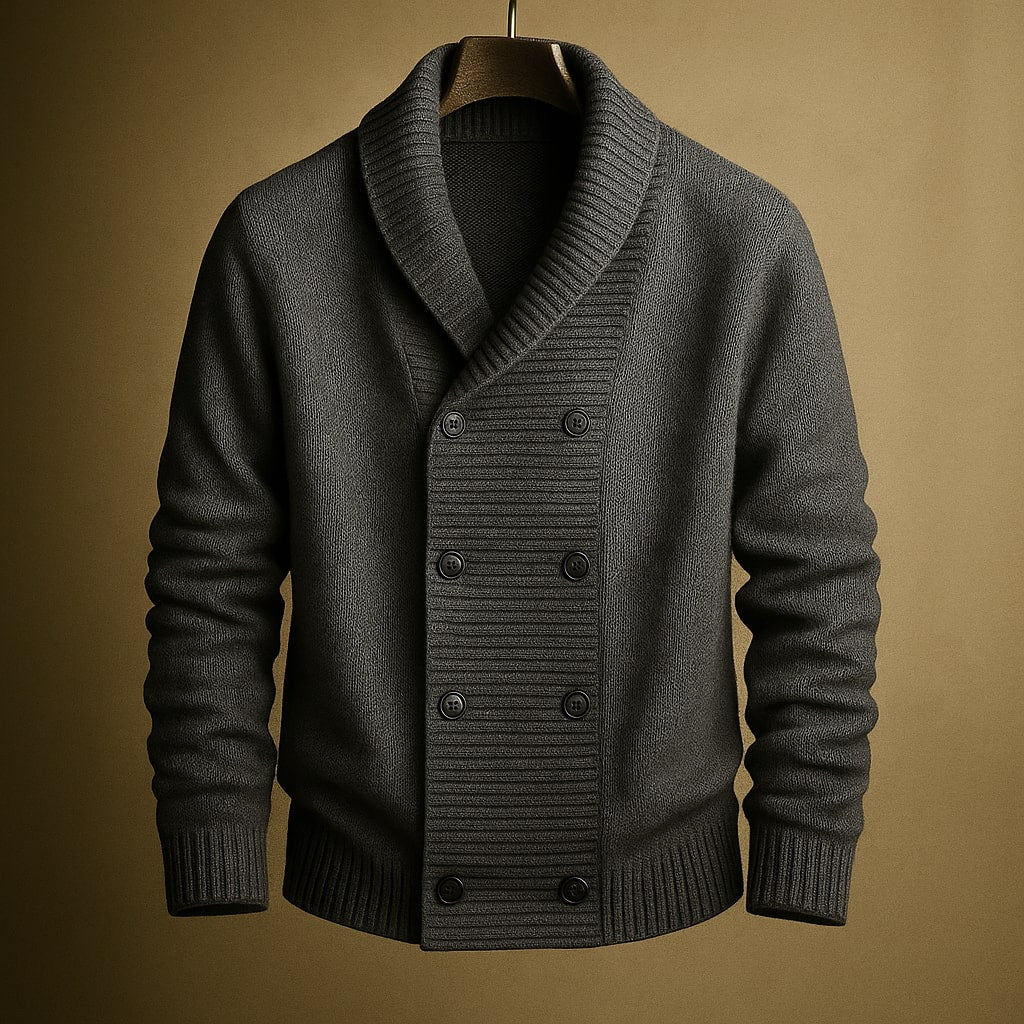 Roger - Classic Shawl Collar Cardigan