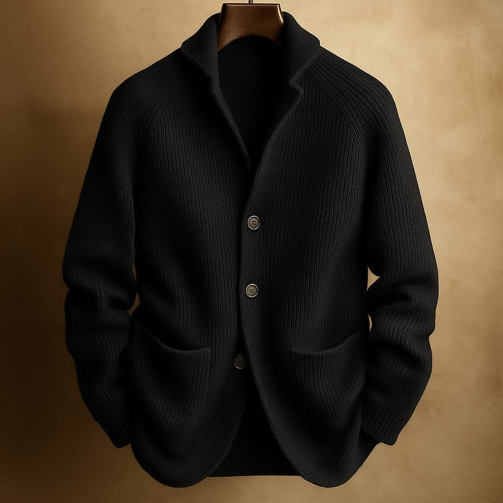 Larry - Modern Button Cardigan
