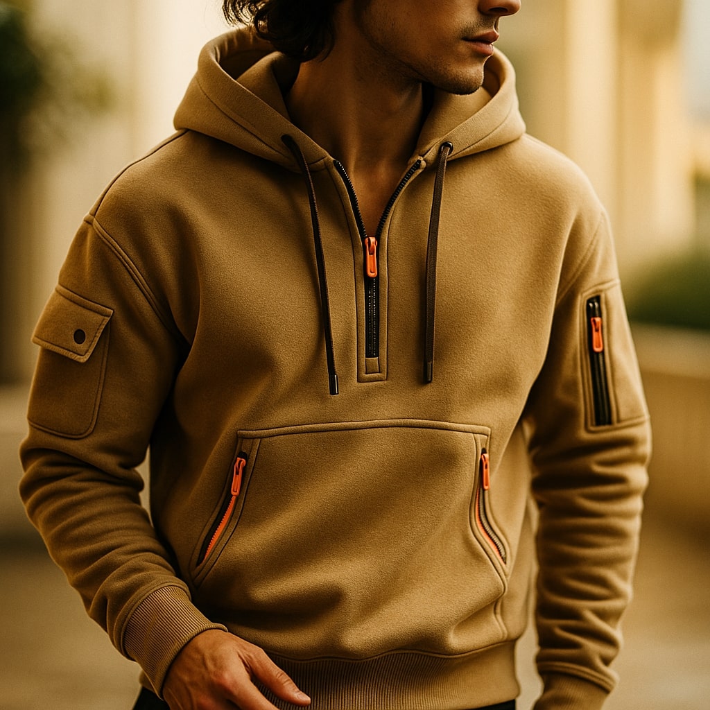 Phillip - Classic Quarter-Zip Hoodie