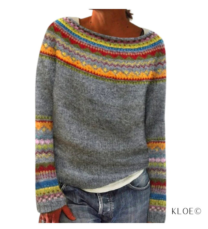 Charlotte - Retro Knitted Sweater