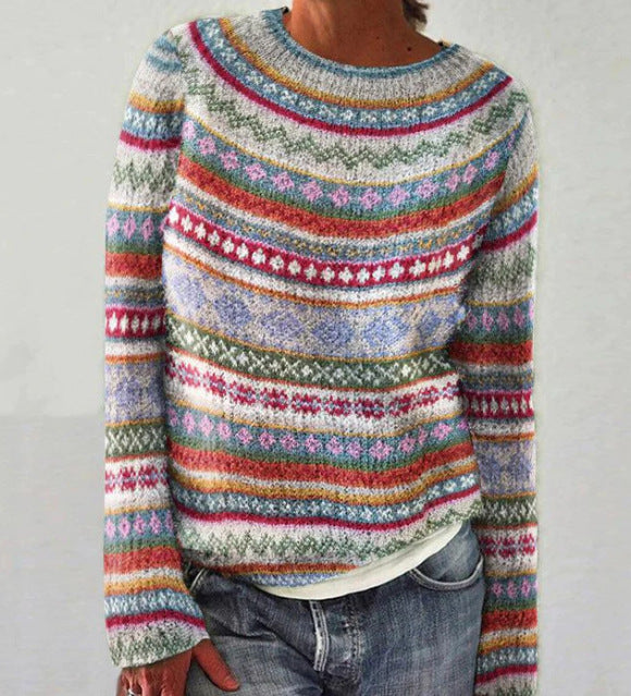 Charlotte - Retro Knitted Sweater