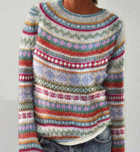 Charlotte - Retro Knitted Sweater