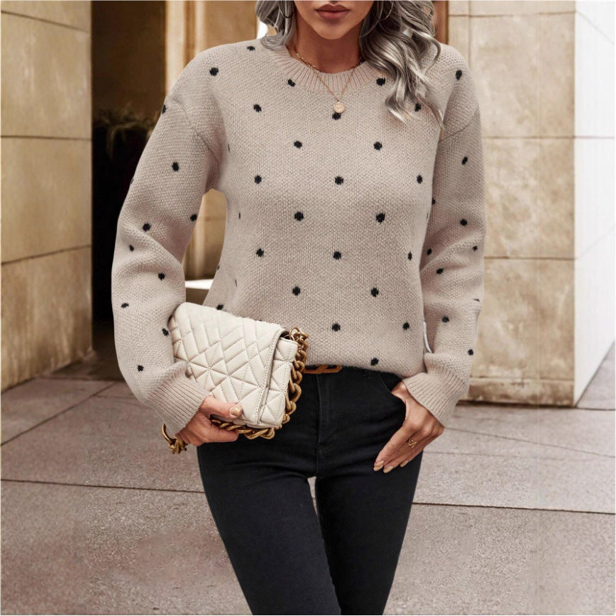 MAEVE™- Polka Dot Sweater