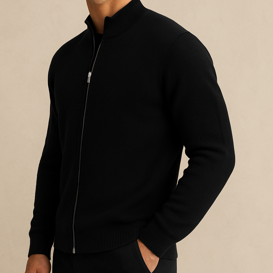 Benjamin - Ribbed Zip Jacket