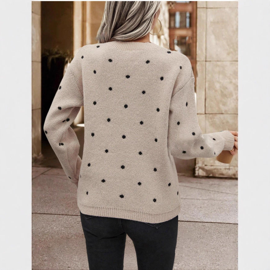 MAEVE™- Polka Dot Sweater