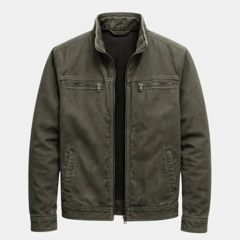 Kyle - Vintage Zip Utility Jacket