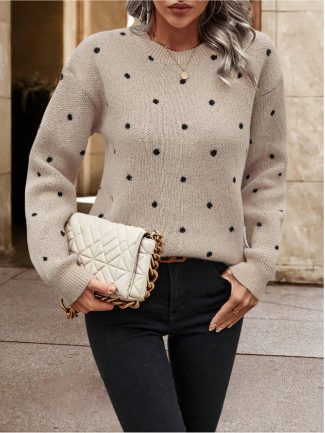 MAEVE™- Polka Dot Sweater
