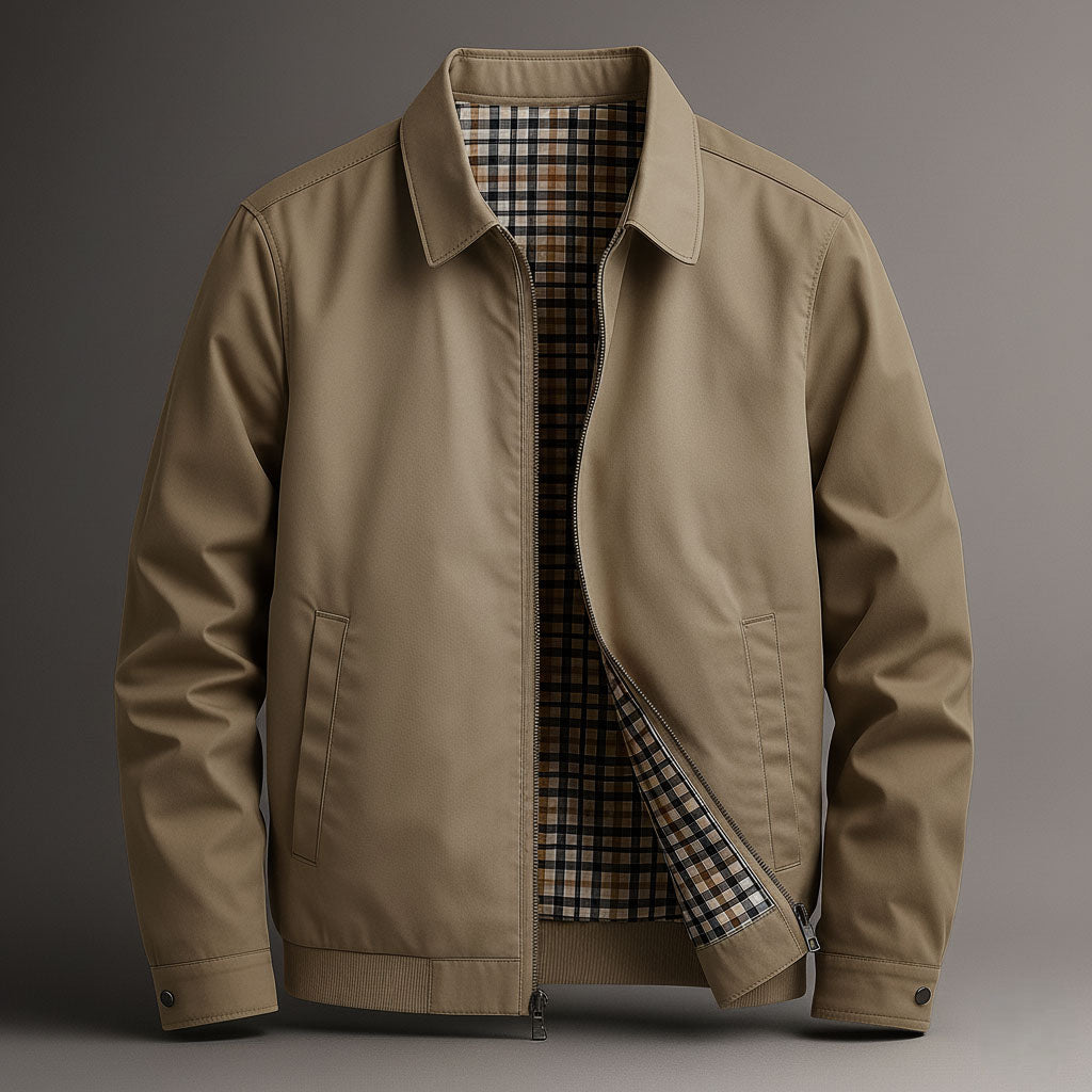 Kenneth - Classic Stand Collar Jacket