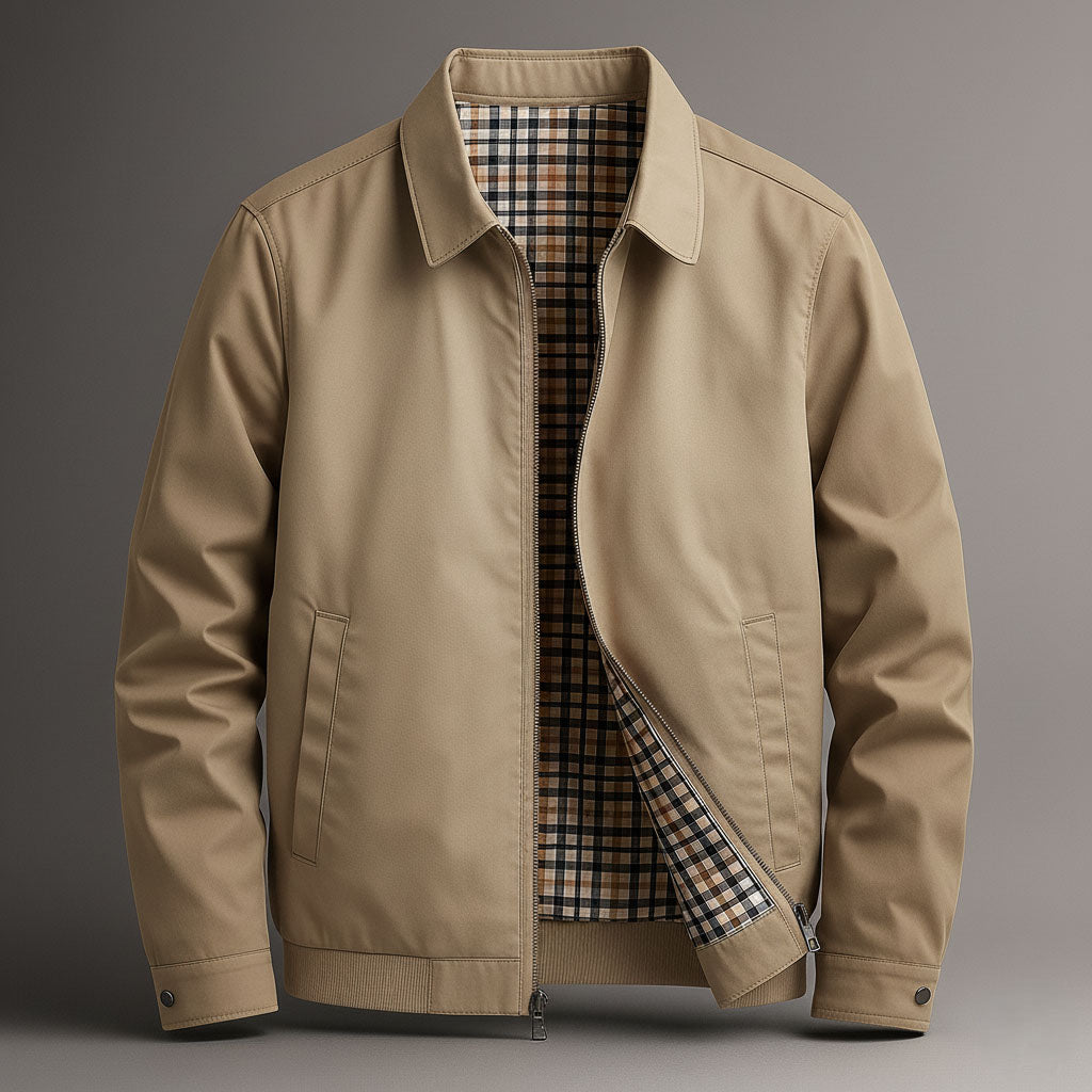 Kenneth - Classic Stand Collar Jacket