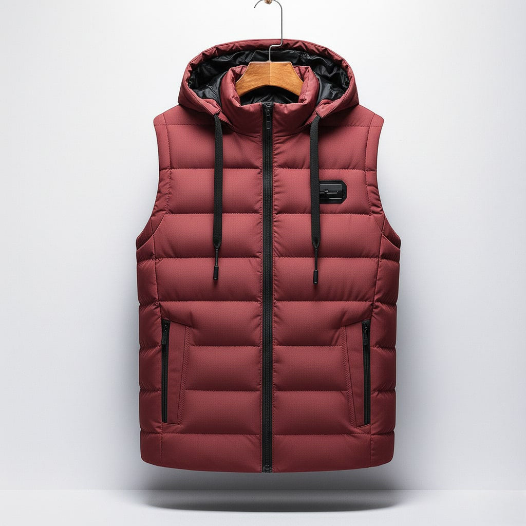 Danny - Padded Zip-Up Vest