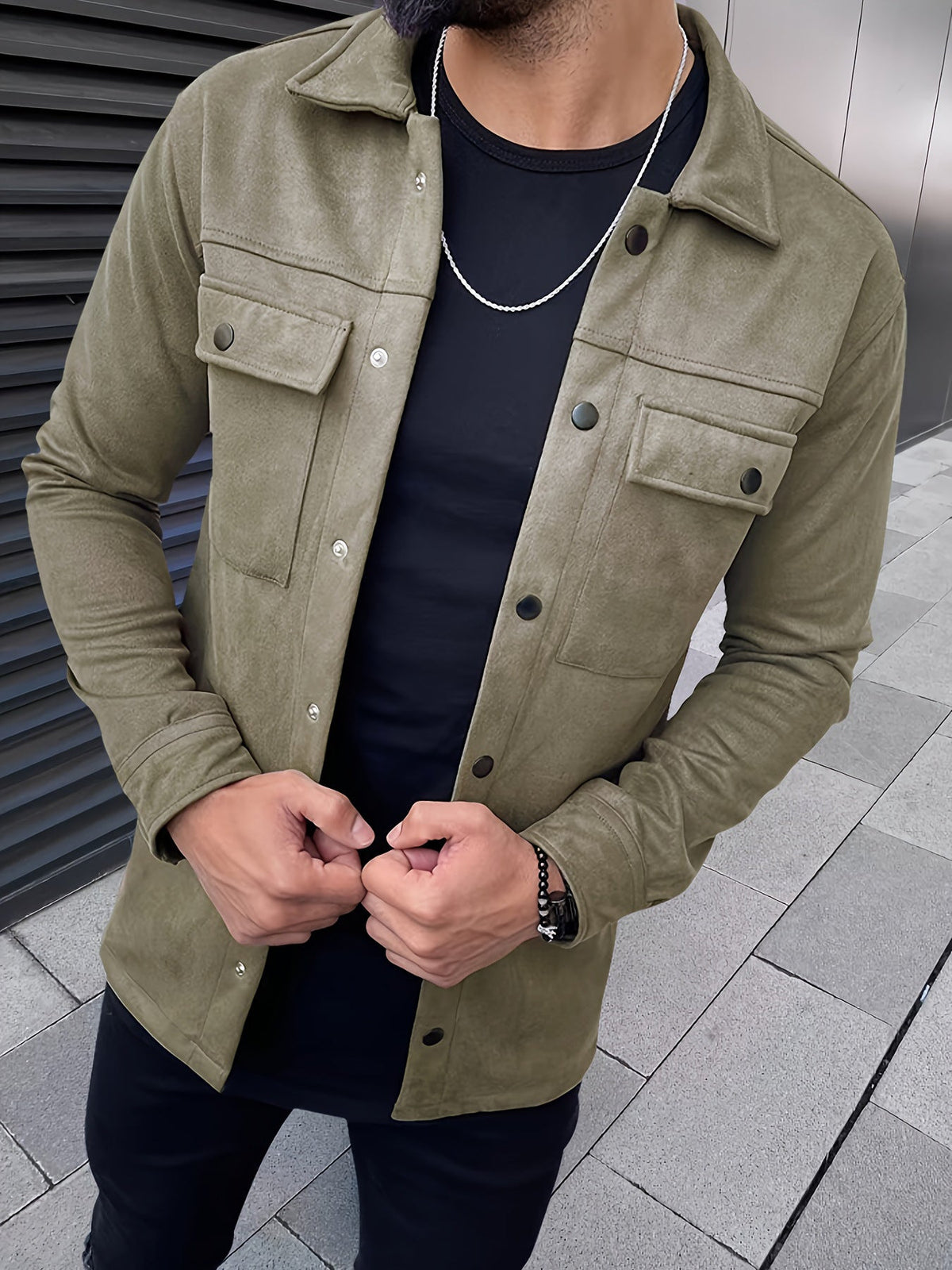 Brody - Soft Touch Overshirt Jacket