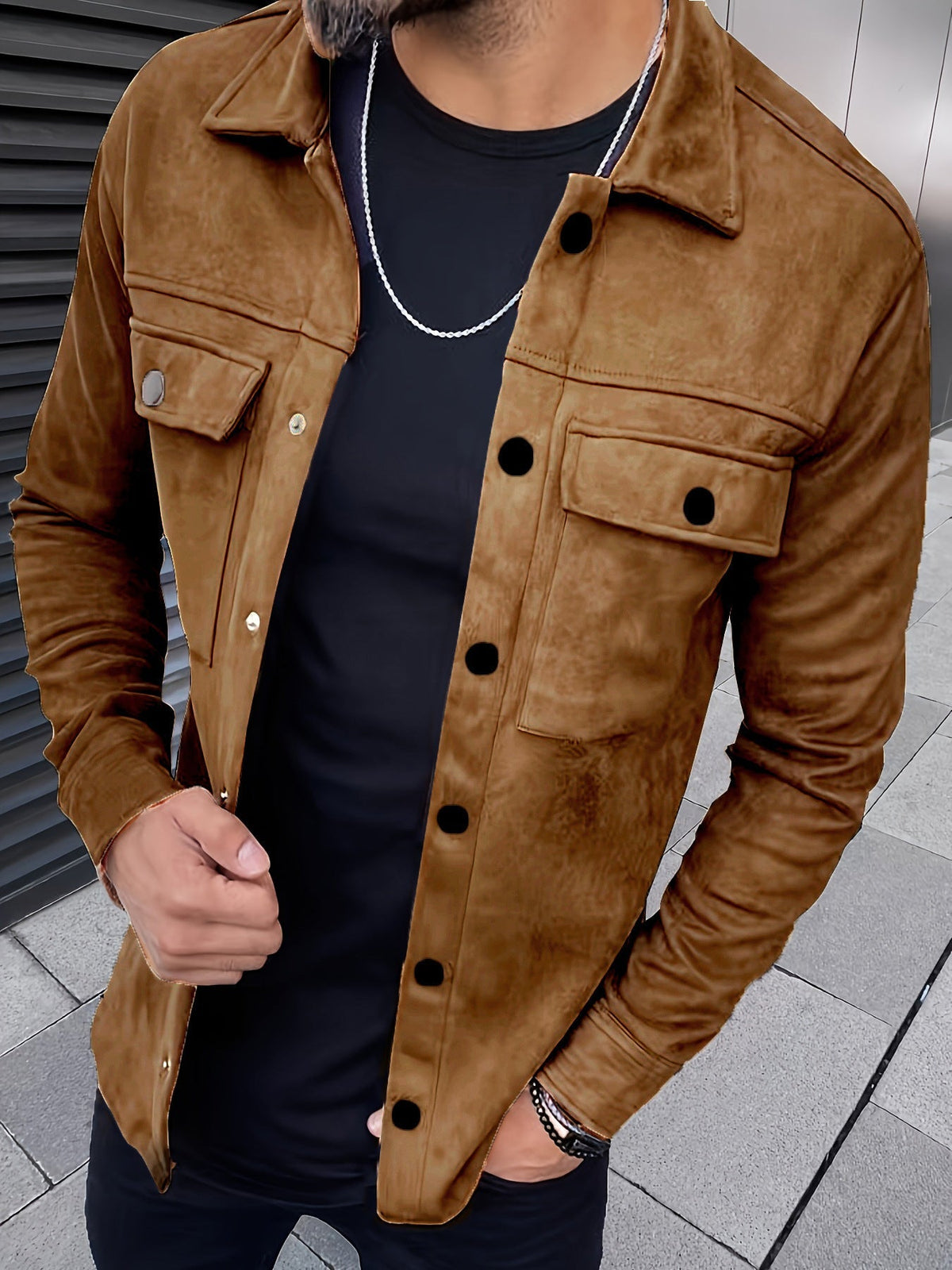 Brody - Soft Touch Overshirt Jacket