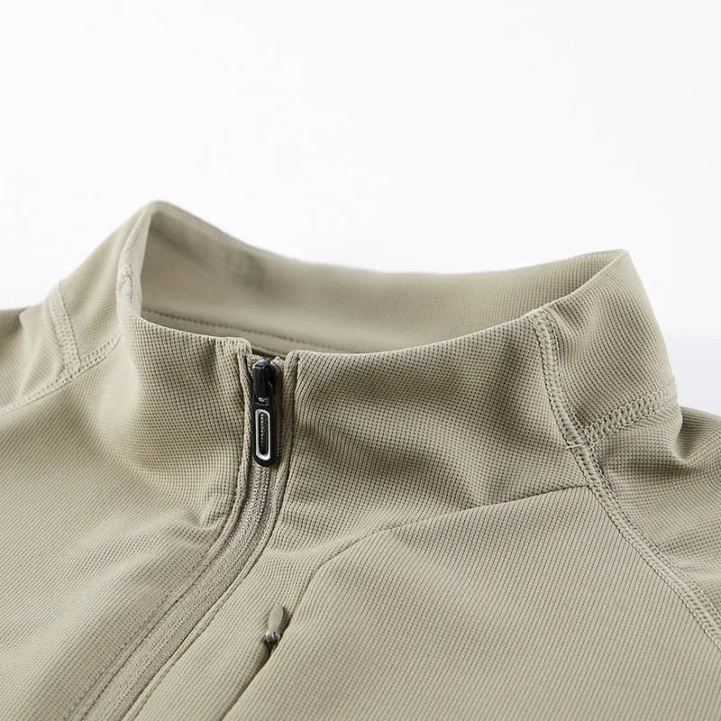 Dalton - Sport Fit Zip Active Tee