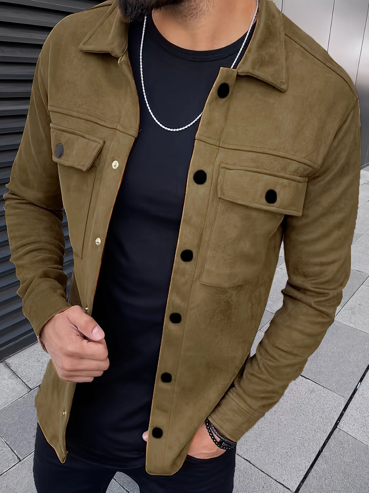 Brody - Soft Touch Overshirt Jacket