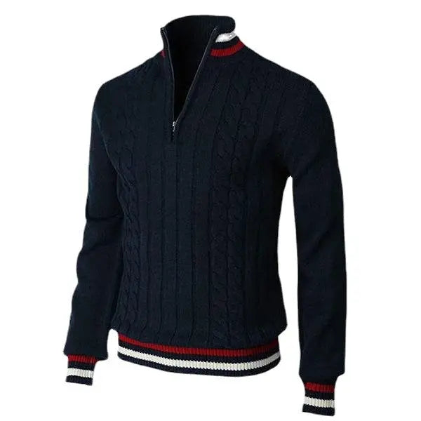 Grayson - Classic Luxe Zip Sweater