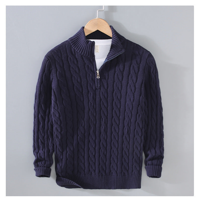 Cody - Classic Cable Half-Zip Sweater