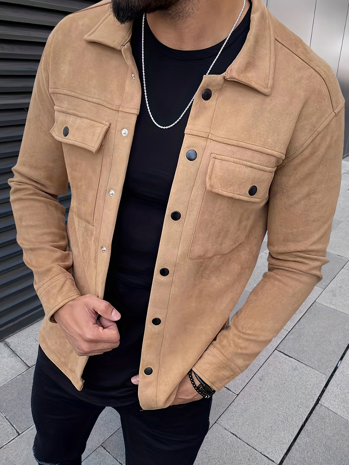 Brody - Soft Touch Overshirt Jacket