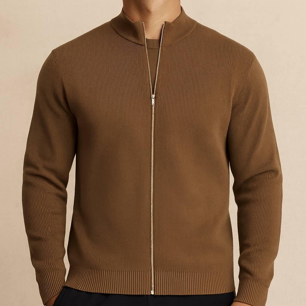 Benjamin - Ribbed Zip Jacket