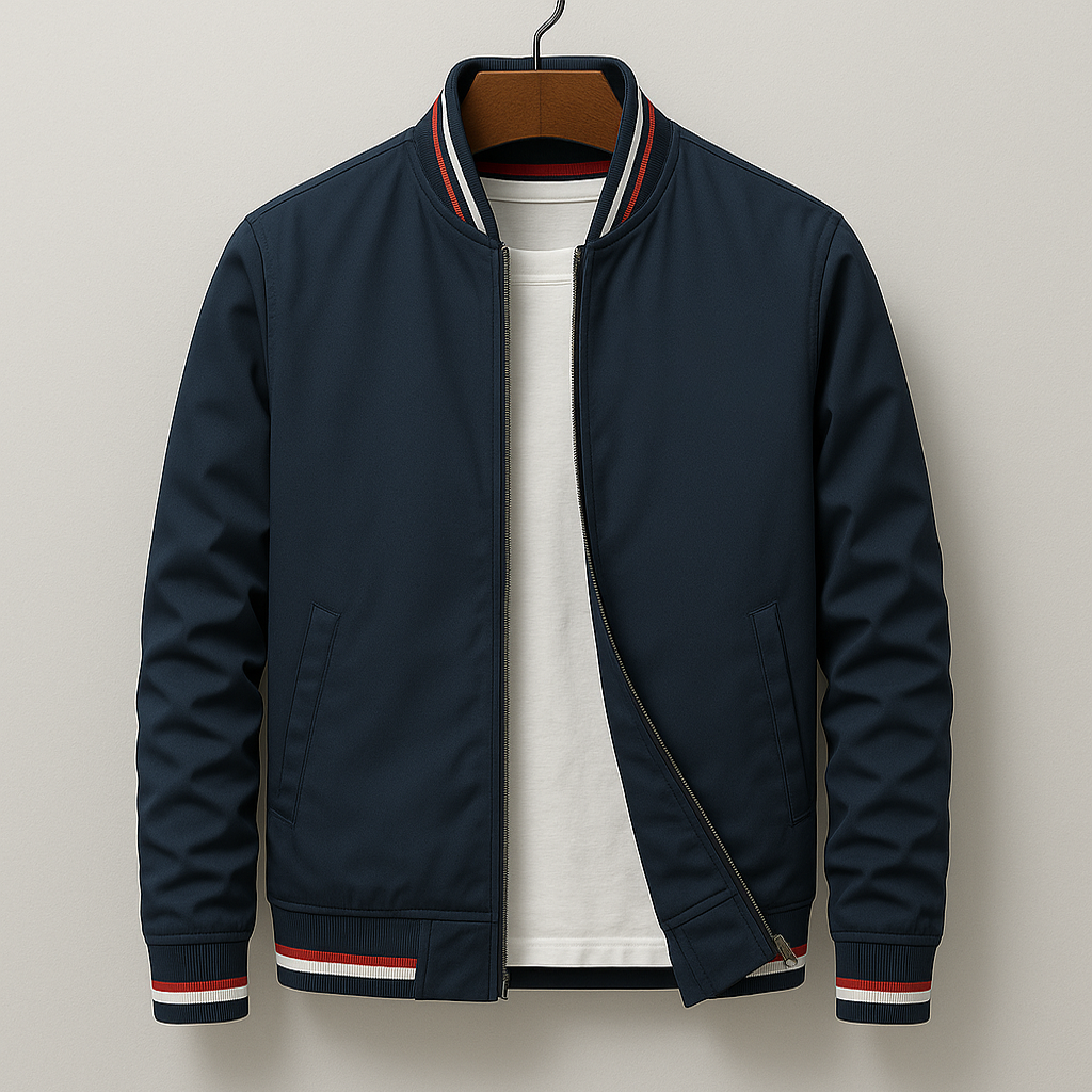 Jason - Modern Zip Bomber Jacket
