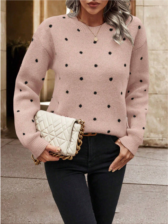 MAEVE™- Polka Dot Sweater