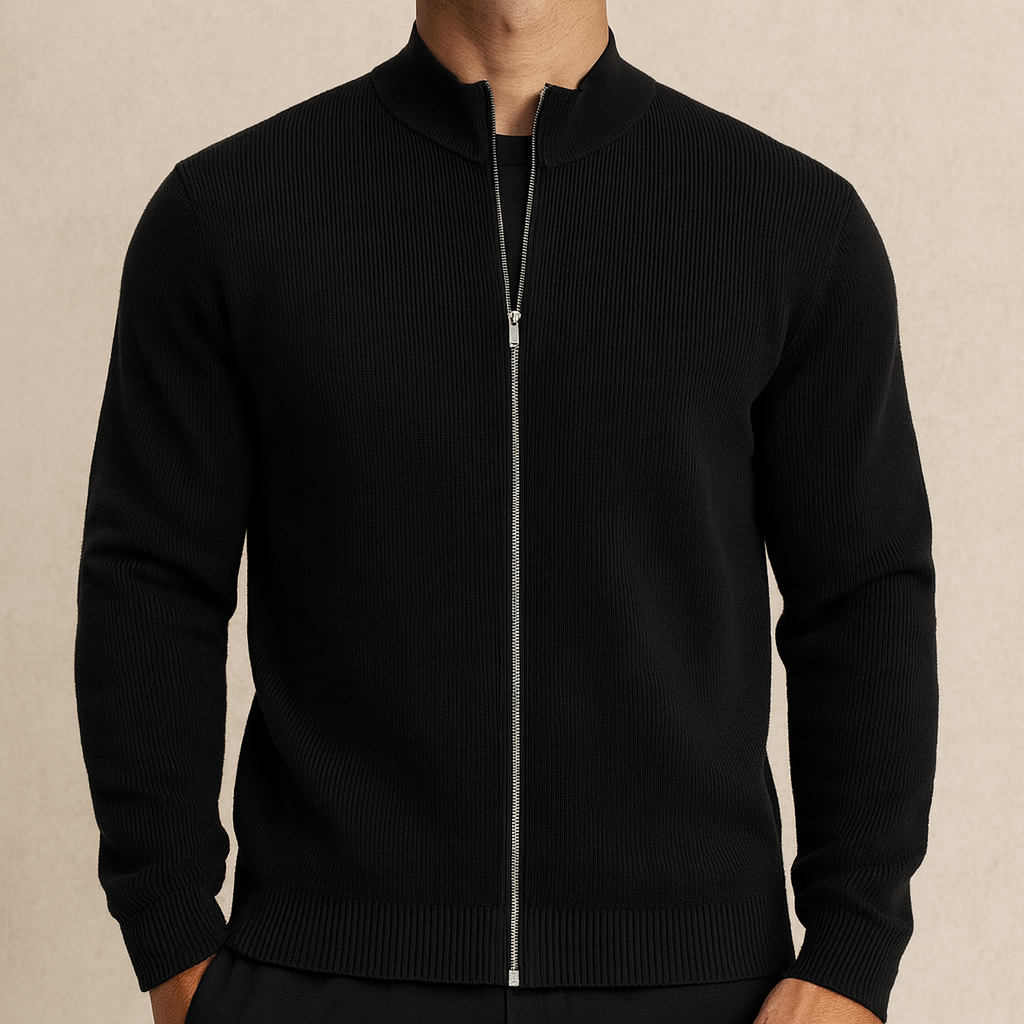 Benjamin - Ribbed Zip Jacket