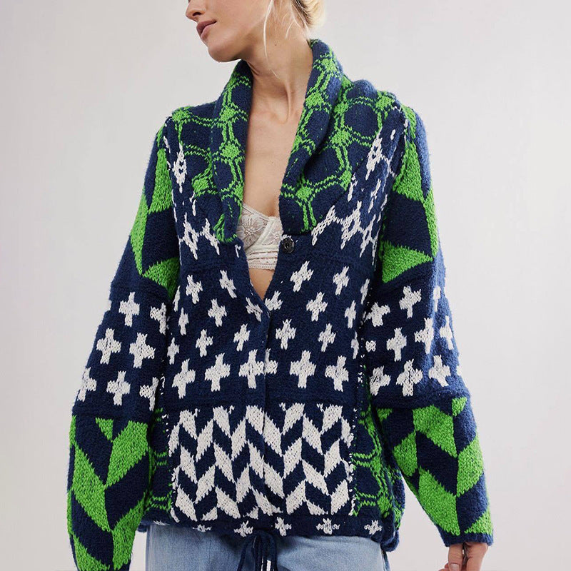PORTIA™ - Vintage Oversized Cardigan