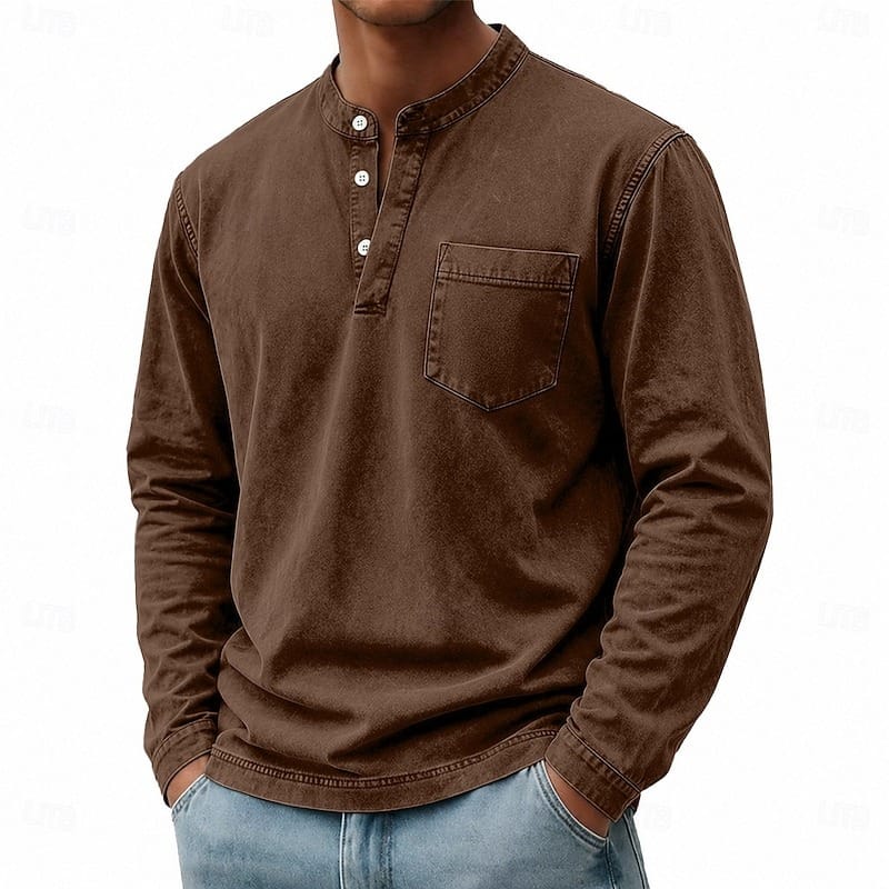 Henley - Long Sleeve