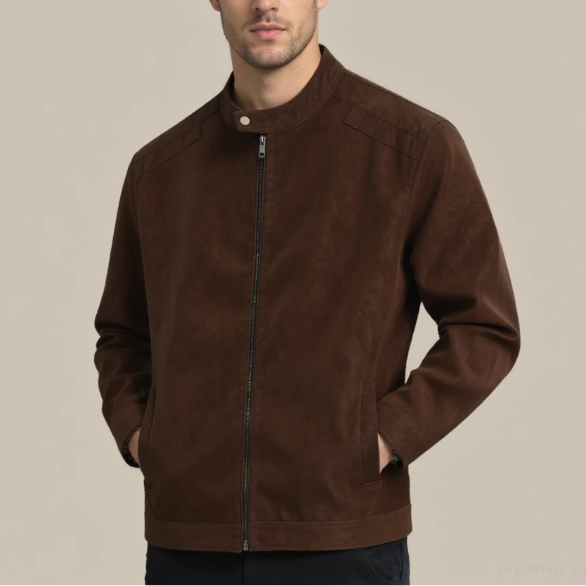 James - Suede-Leather Jacket