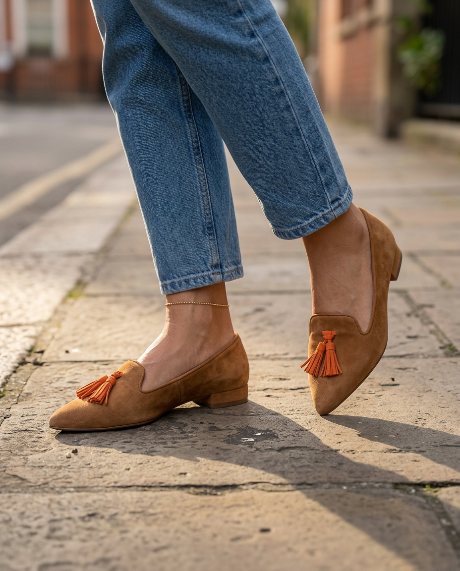 Livia | Pointed Toe Slip-On Flats