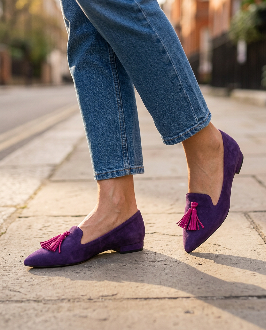 Livia | Pointed Toe Slip-On Flats