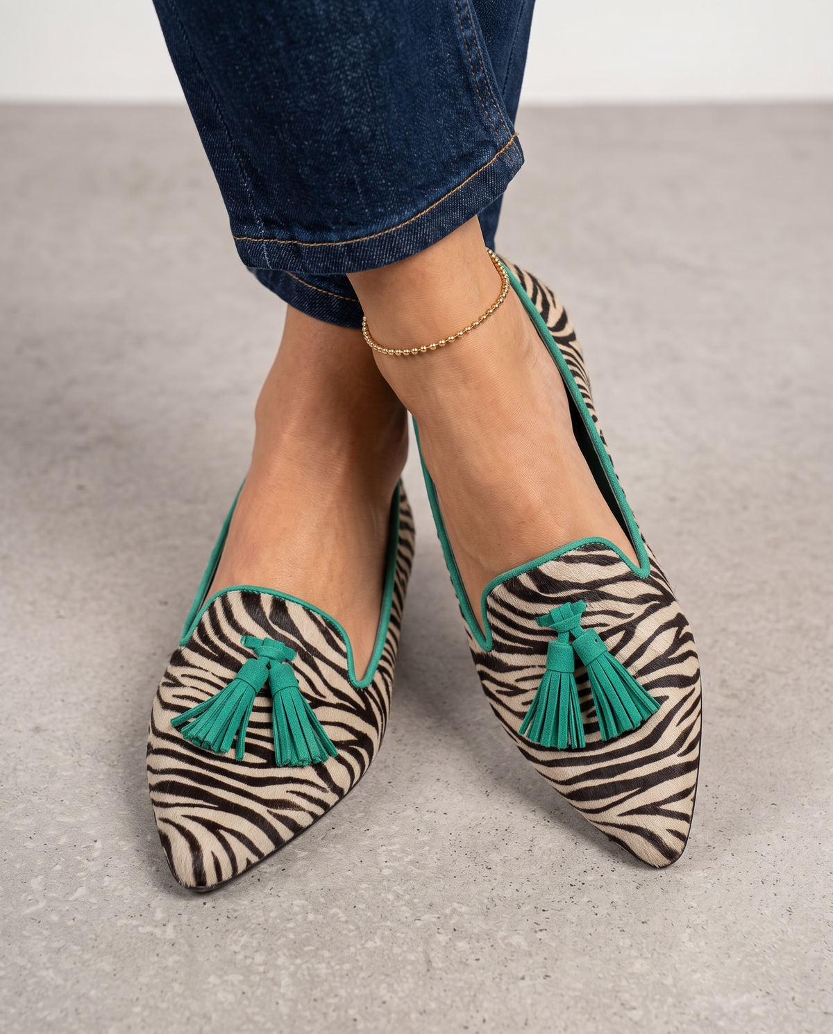 Livia | Pointed Toe Slip-On Flats