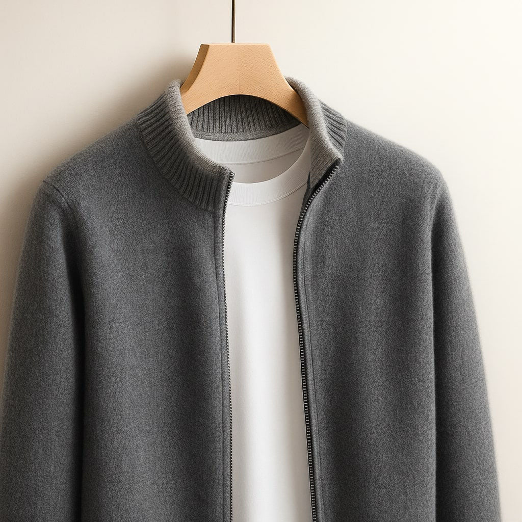 Benjamin - Zip Knit Cardigan