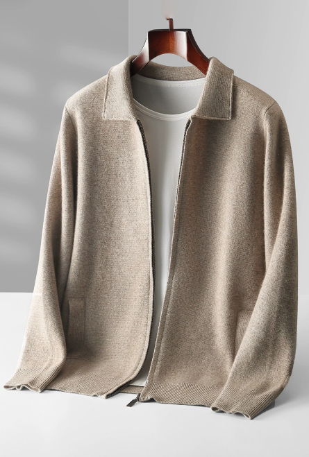 Oliver - Casual cardigan POLO vest