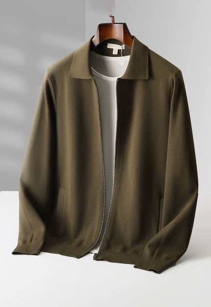 Oliver - Casual cardigan POLO vest