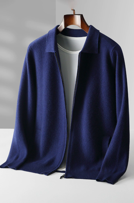 Oliver - Casual cardigan POLO vest