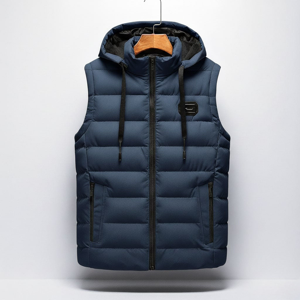 Danny - Padded Zip-Up Vest