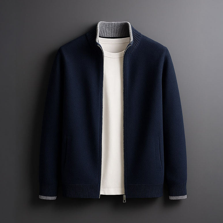 Benjamin - Zip Knit Cardigan